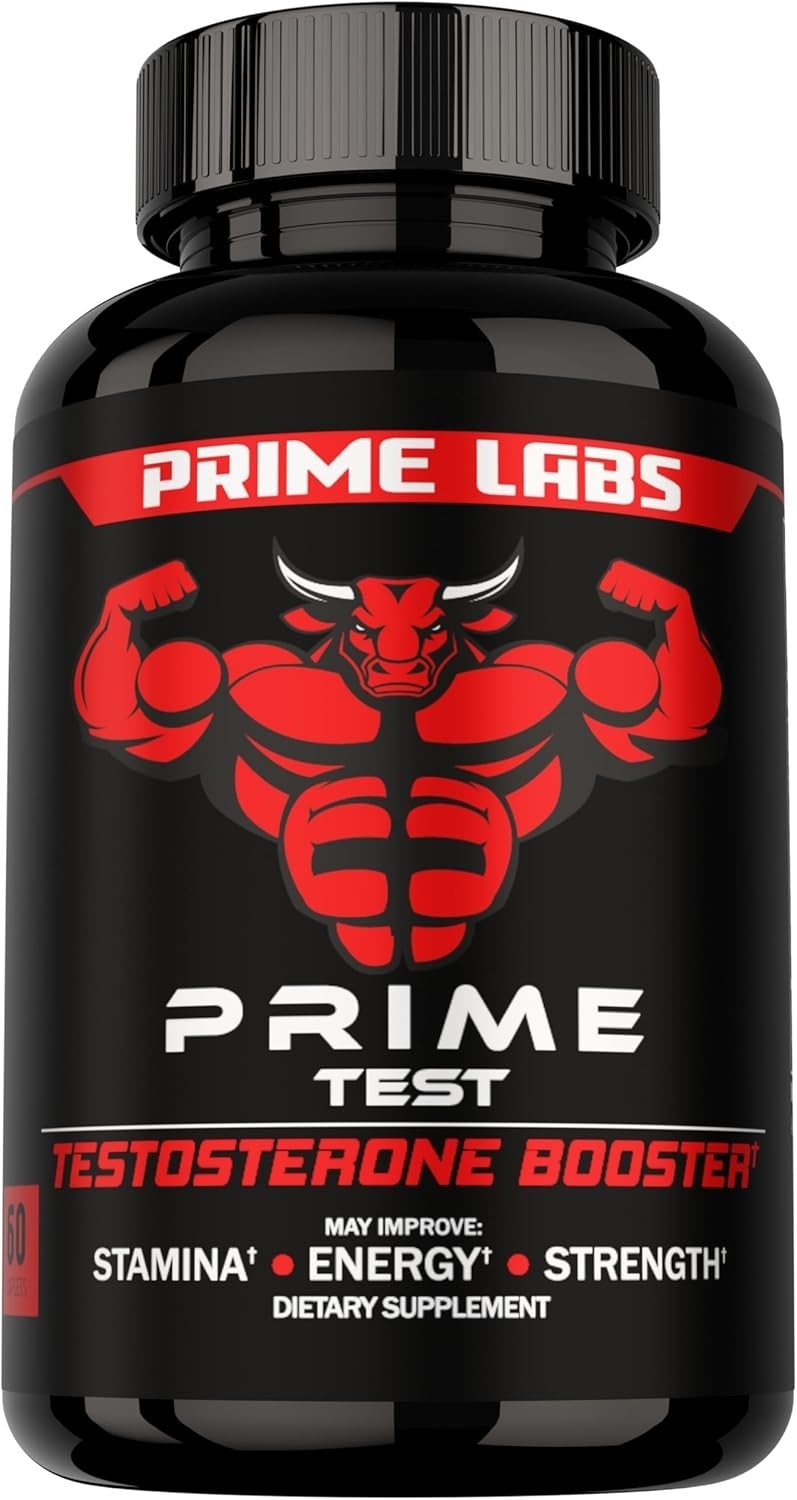 Prime Labs Men’s Testosterone Booster Supplement 60 Caplets Dietary Formula
