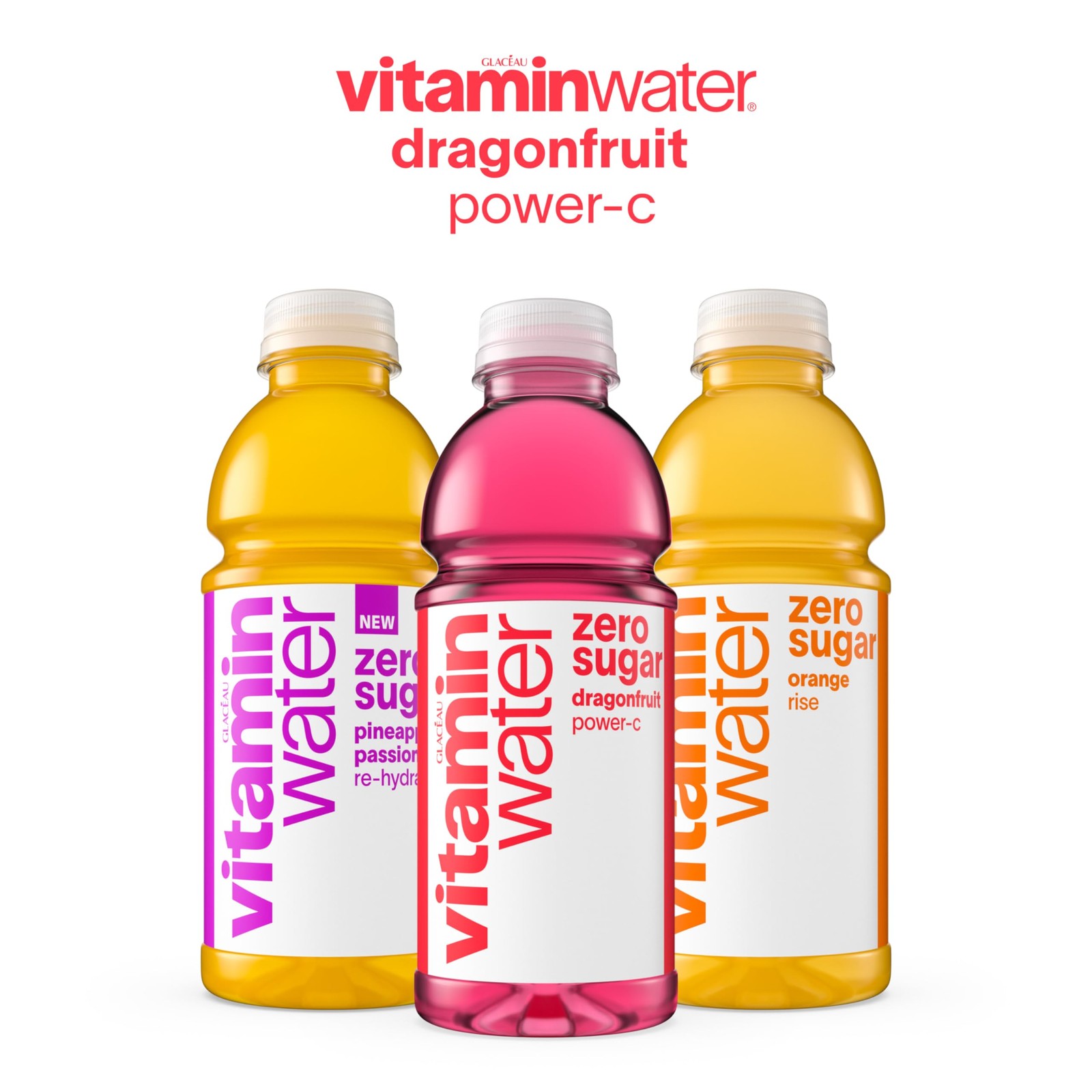 vitaminwater zero sugar power-c, electrolyte enhanced 20 Fl Oz (Pack of 12)