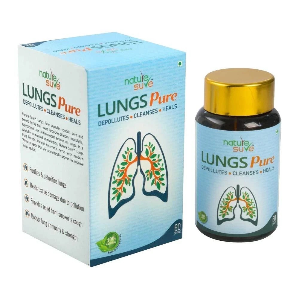 Nature Sure™ Lungs Pure Capsules for Men & Women – 1 Pack (60 Capsules)