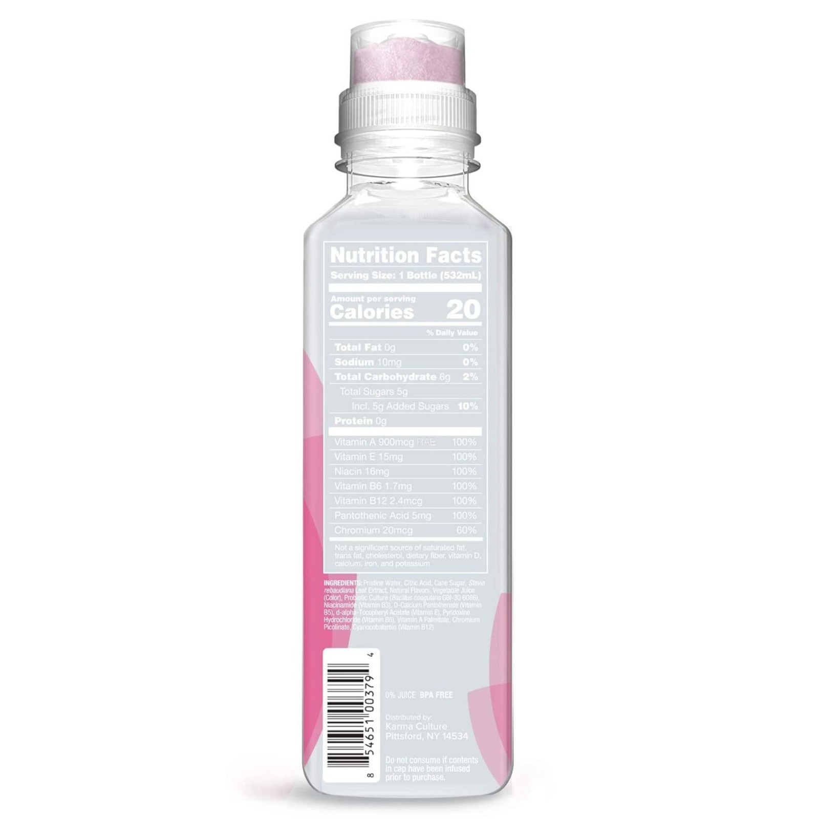 Karma Water Variety Pack – 4‑Flavor Sampler or 12‑Bottle Pack – Probiotic Drinks