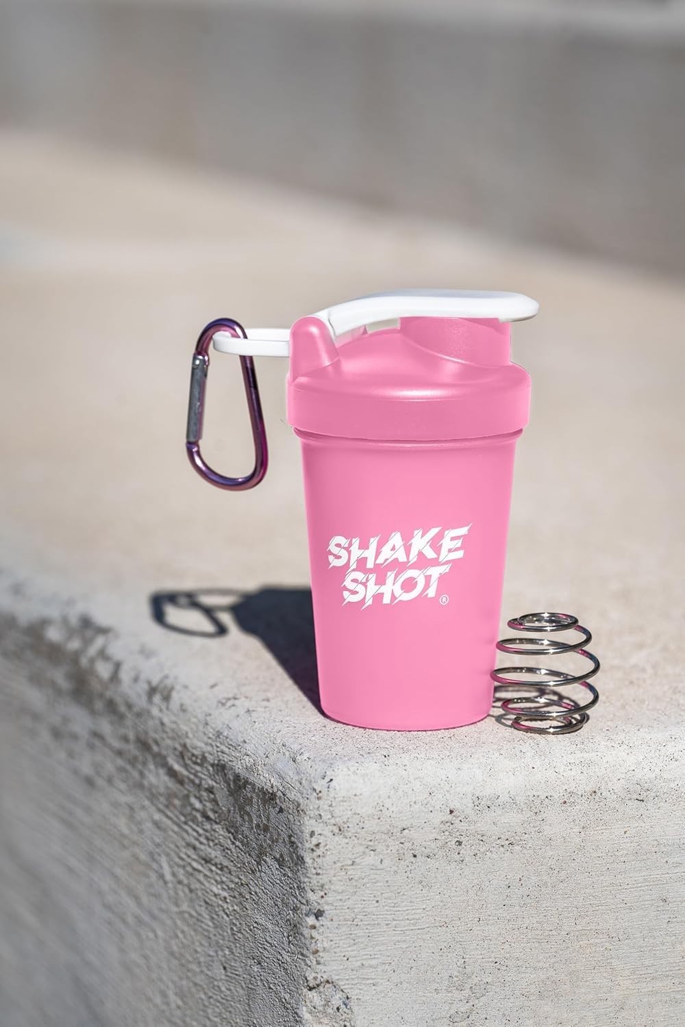 Leak-Proof Mini Shaker Bottle in Pink – Ideal for Creatine & Small Scoop Powders