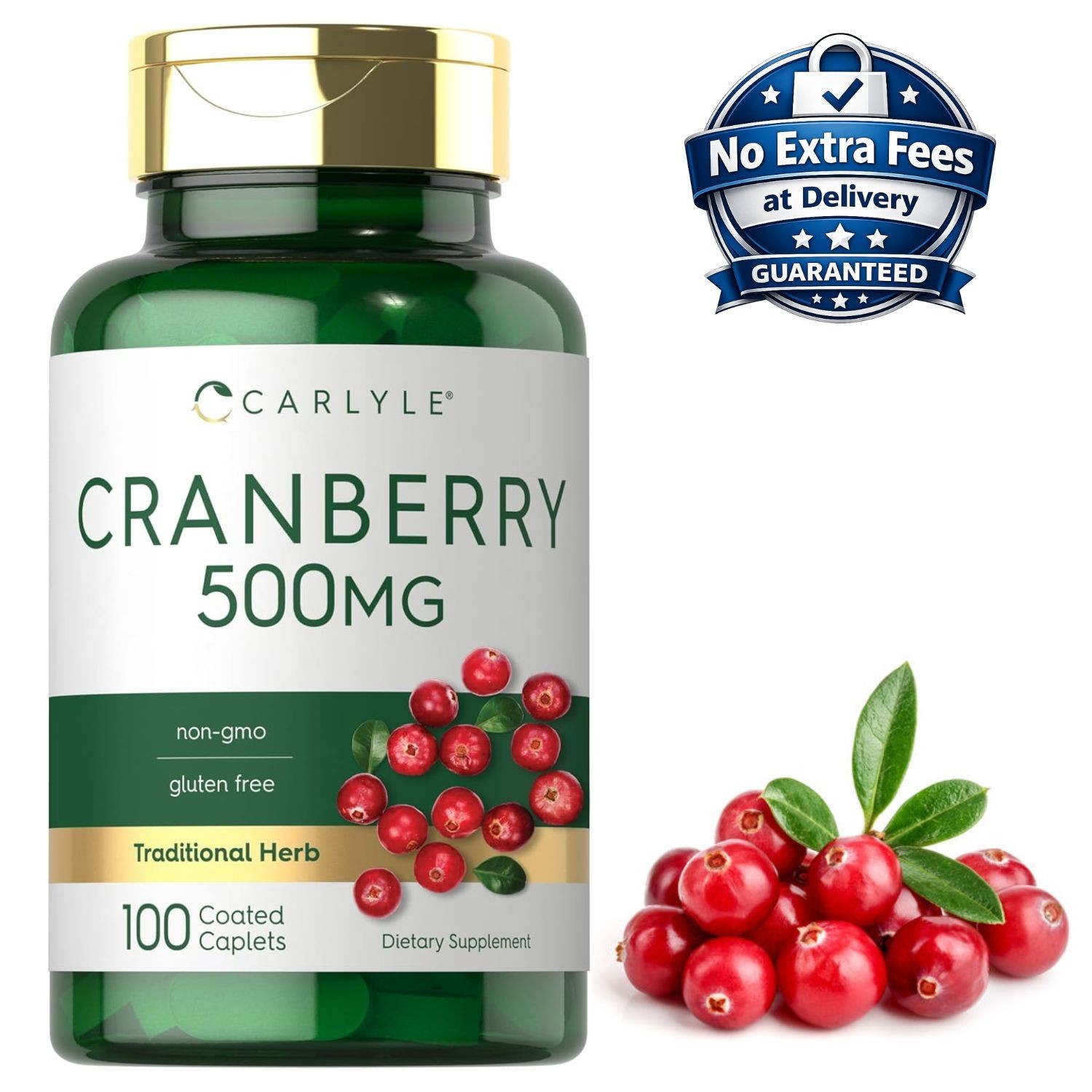 Extracto de Arandano Rojo 500mg 100 Capletas | Vaccinium Macrocarpon