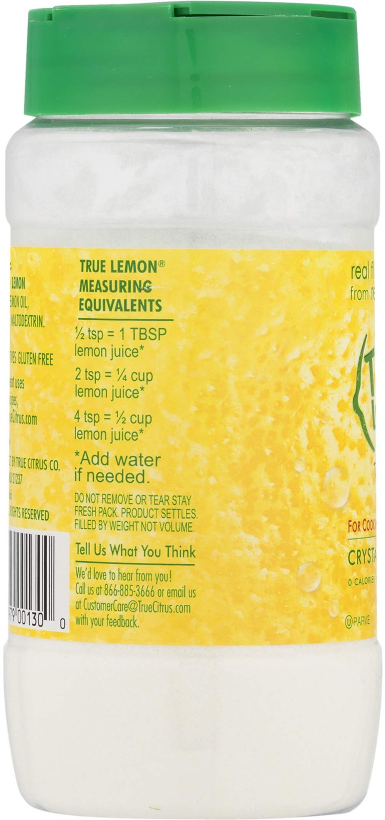 True Lemon Two Pack – Shaker and Lime 10.6 Ounce (Pack of 2), lemon