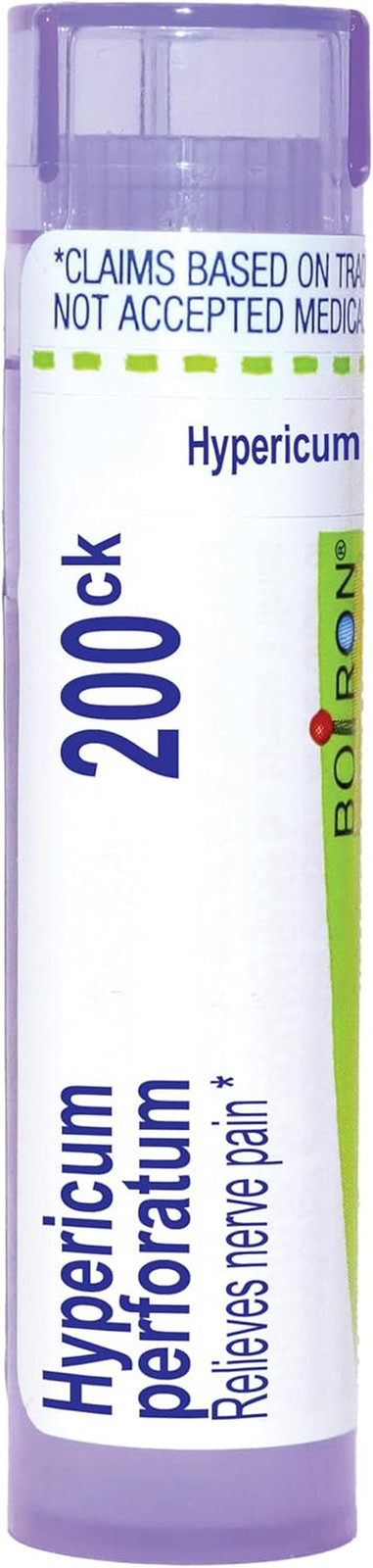 Hypericum Perforatum 200CK, 80 Pellets, Homeopathic Medicine for Nerve Pain
