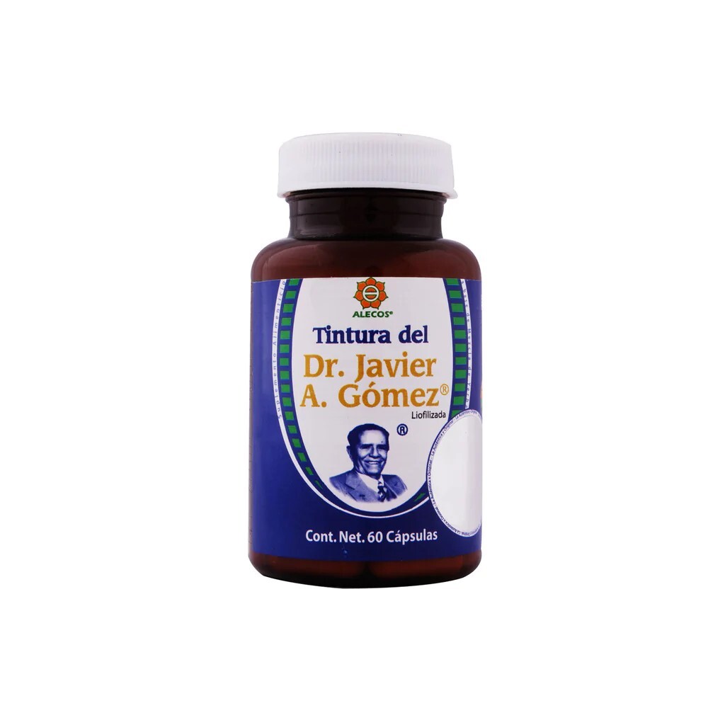 Cápsulas Alecos de Tintura Liofilizada del Dr. Javier A. Gómez Frasco con 60 gr