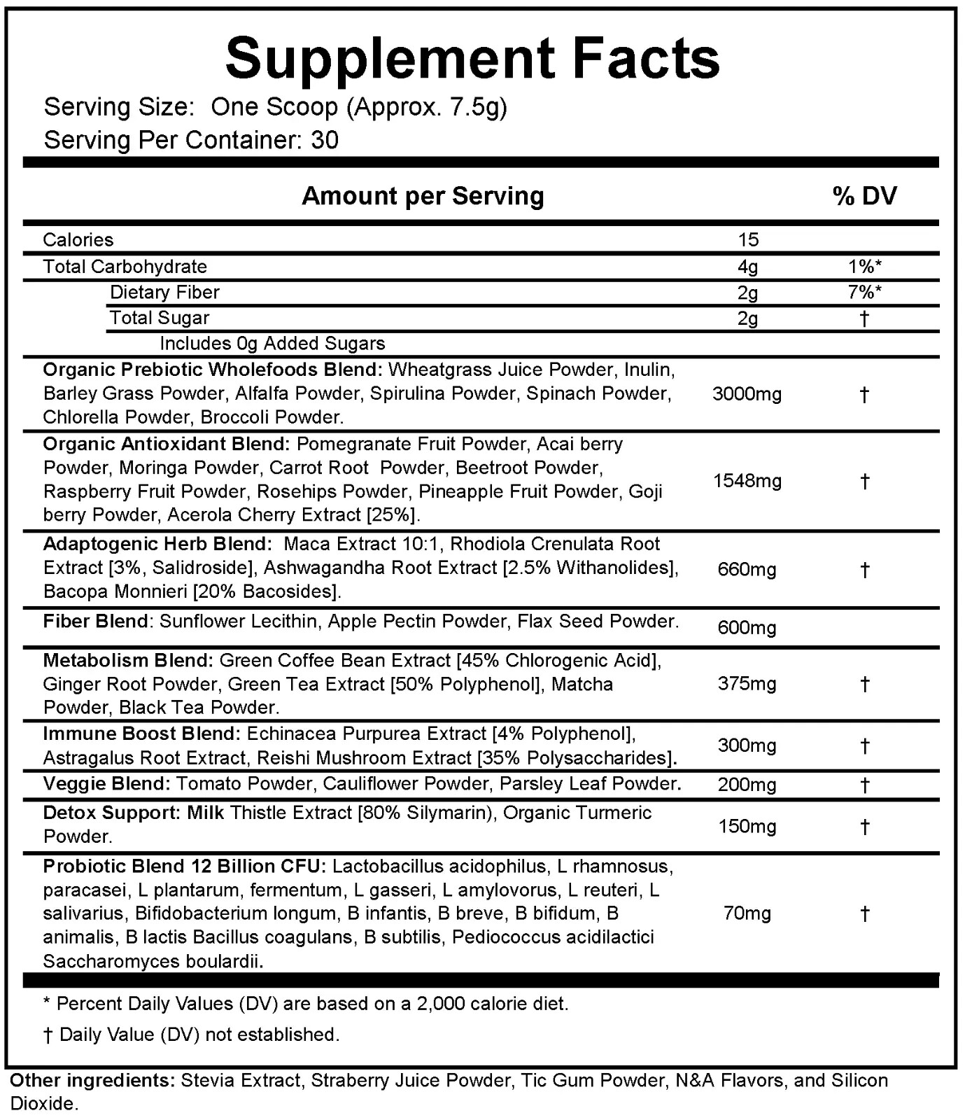 Super GREENS Powder Berry & Raspberry Lemonade Flavor Blend, 30 servings