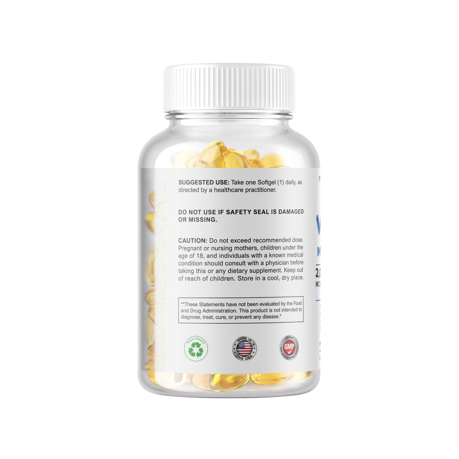 Vitamin B12 (Methylcobalamin) 2000mcg, 360 Softgels NON-GMO USA