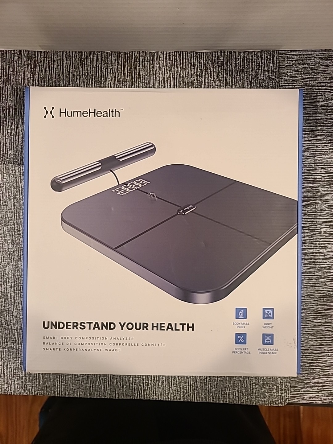 Hume Health Body Pod at Home Body Scale Analyzer Track 56 Key Health Metrics