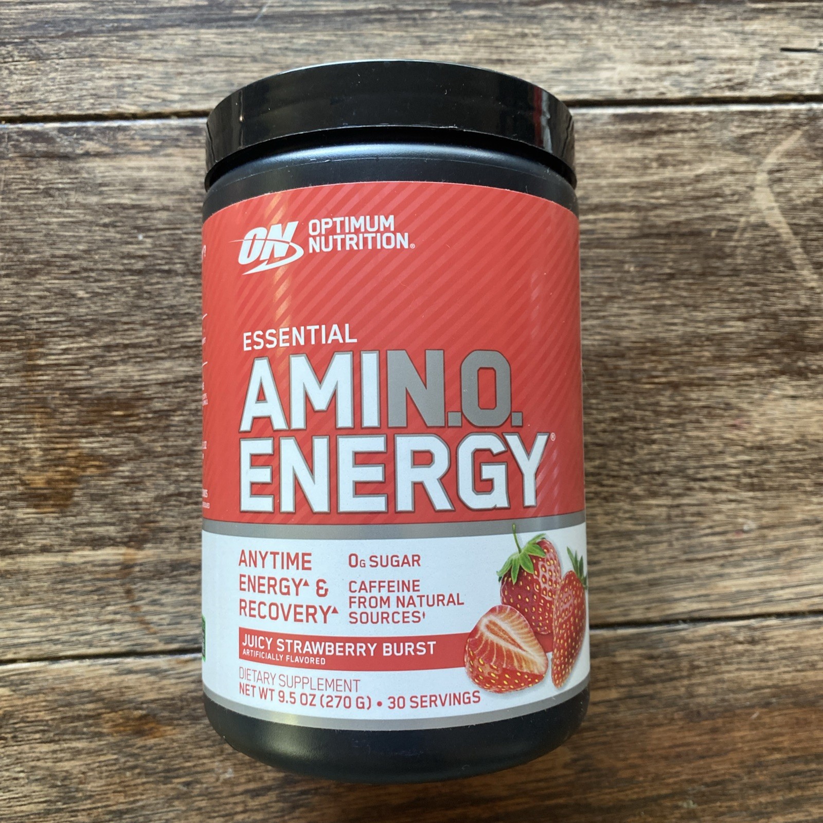 Essential Amin.O. Energy @ Recovery Juicy Strawberry Burst 9.5 oz 270 g EXP 9/27