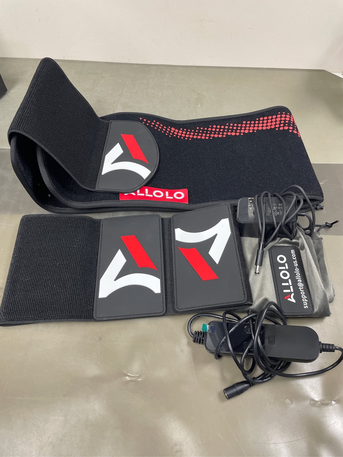 ALLOLO Red Light Therapy Belt, 39″*7.7″ Large Area with 180pcs 3-in-1 LEDs 660nm