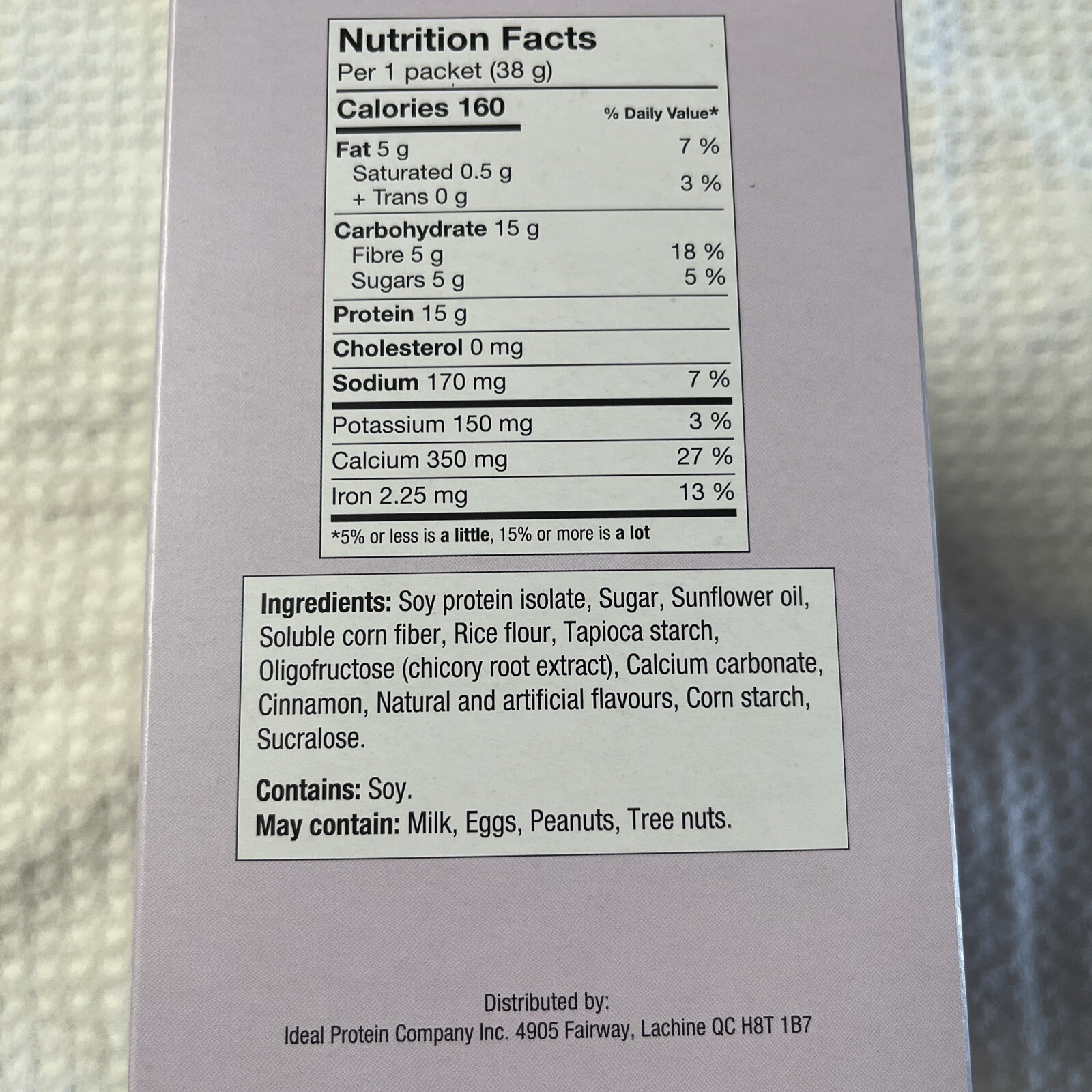 Ideal Protein 1 box Apple Cinnamon Puffs BB 02/28/27 FREE SHIP