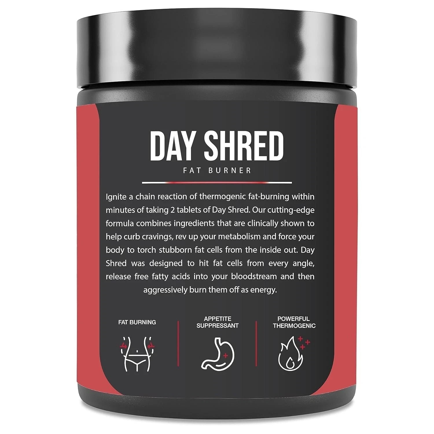 Day Shred Day Time Weight Loss Supplement Belly Fat Burner – 60 Tab Free Ship V4