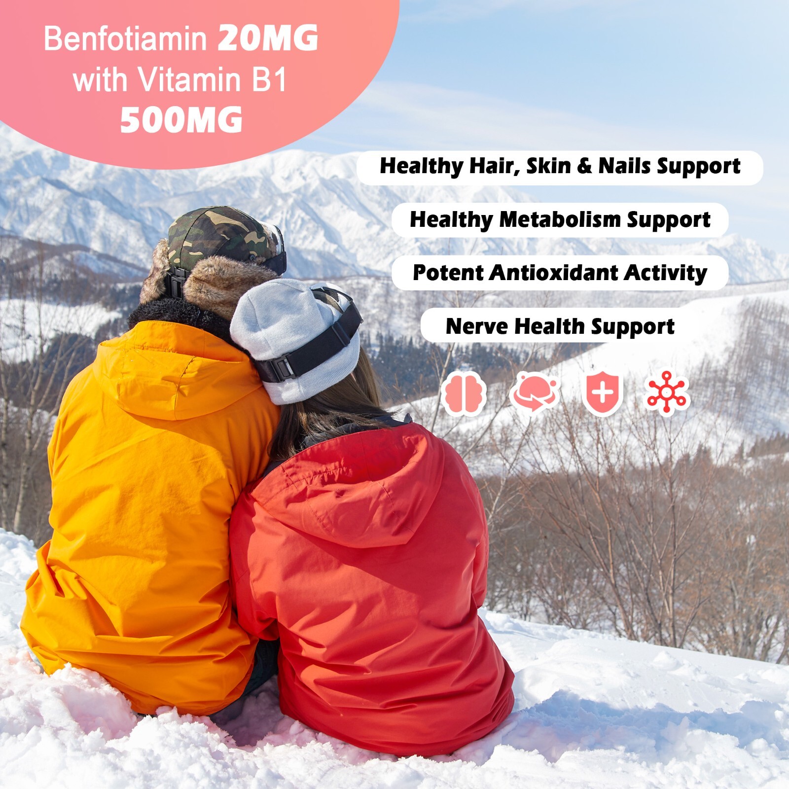 500mg Vitamin B1 (Thiamin) – Healthy Energy Metabolism, Supports Nervous System