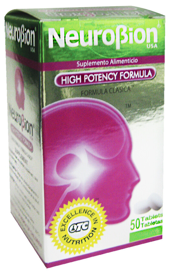 NEUROBION CLASSIC HIGH POTENCY FORMULA, 50 TABLETS 12/2024