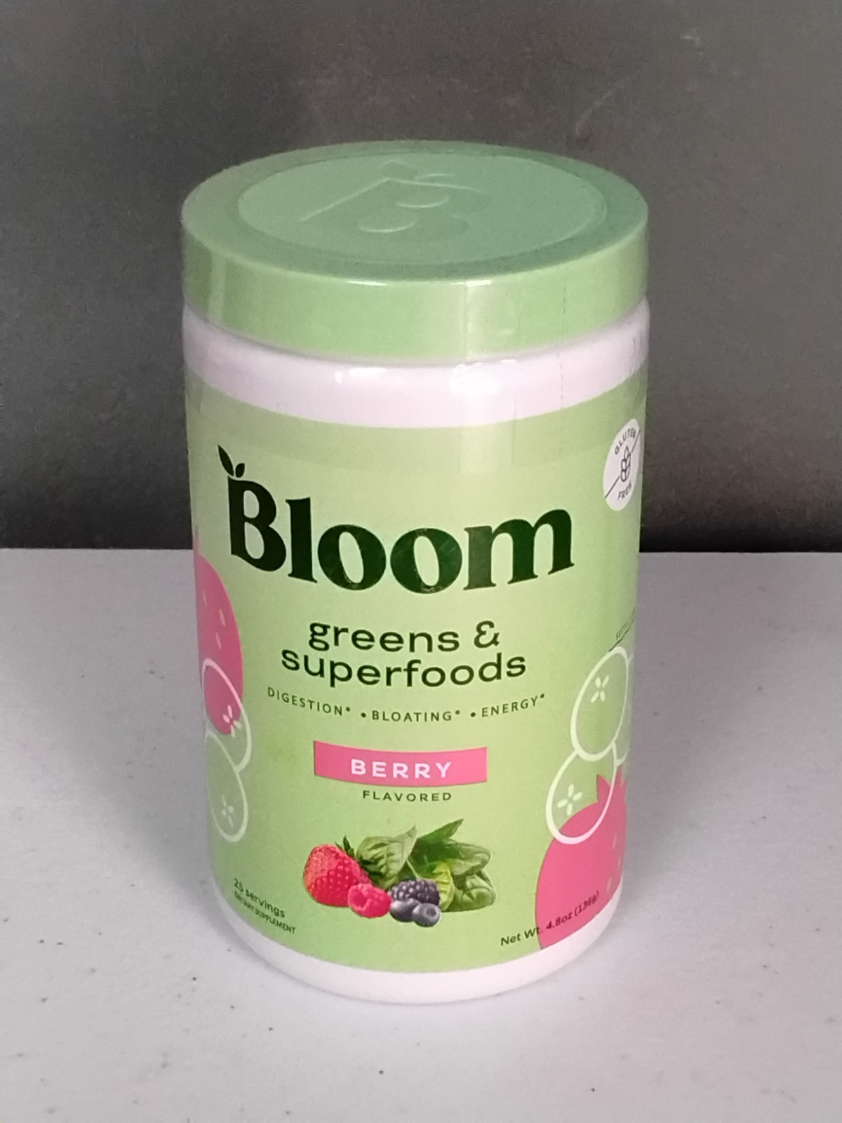 New & Sealed! Bloom Nutrition Greens & Superfoods Berry 4.8oz (136g) EXP 01/2026