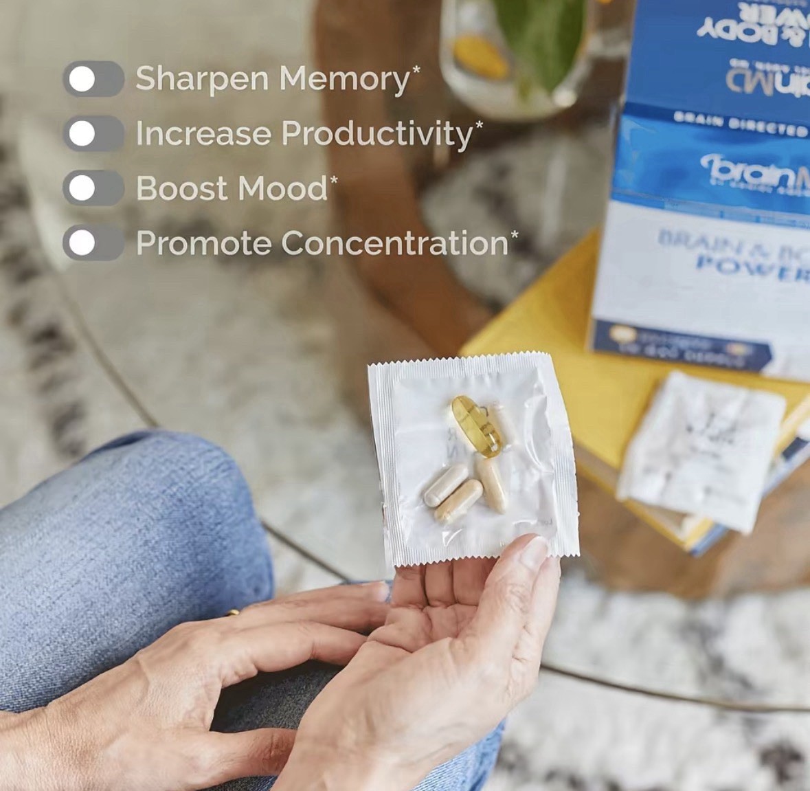 BRAIN & BODY POWER brainMD BY DANIEL Amen MD 30 Day Supply Omega Fish Oil 04/27