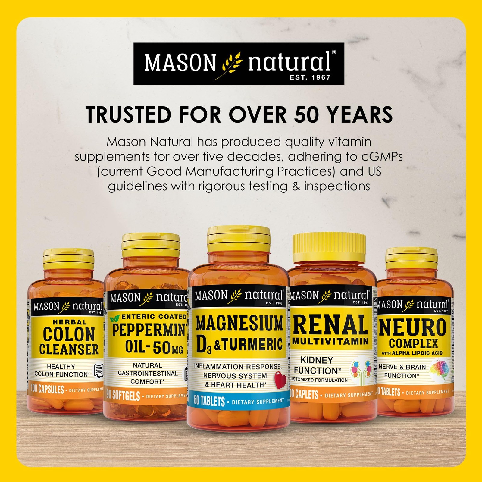 Mason Natural Magnesium Supplement 30mg 100 Count Easy to Swallow Tablets