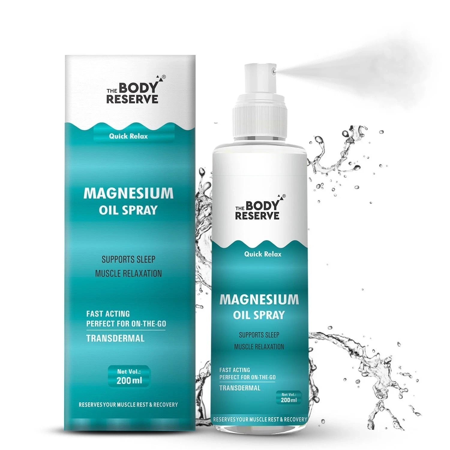 The Body Reserve Magnesium Oil Spray – 200ml a618