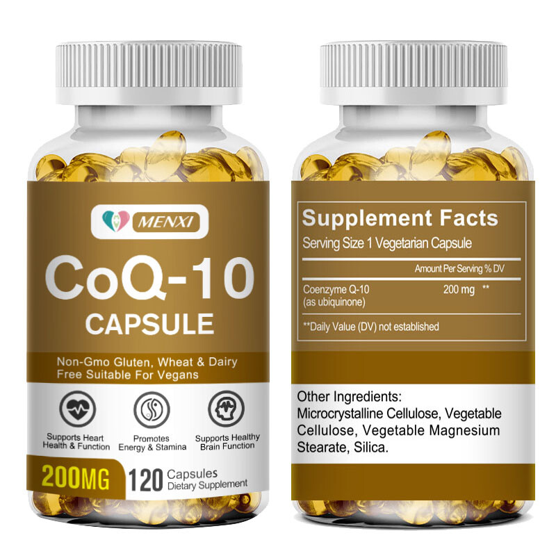 2Px Coenzyme Q10 200mg Cardiovascular Increase Energy & Stamina Heart Health