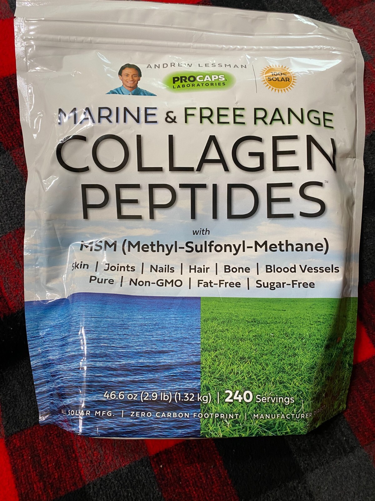 Andrew Lessman Marine & Free Range Collagen Peptides with MSM 240 Serv 6/30/2028