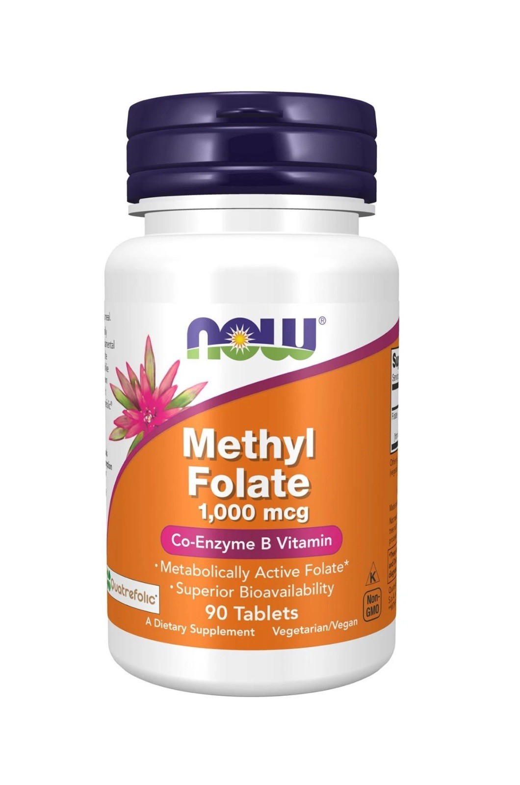 NOW FOODS Methyl Folate 1 000 mcg 90 Tablets Exp 11/26
