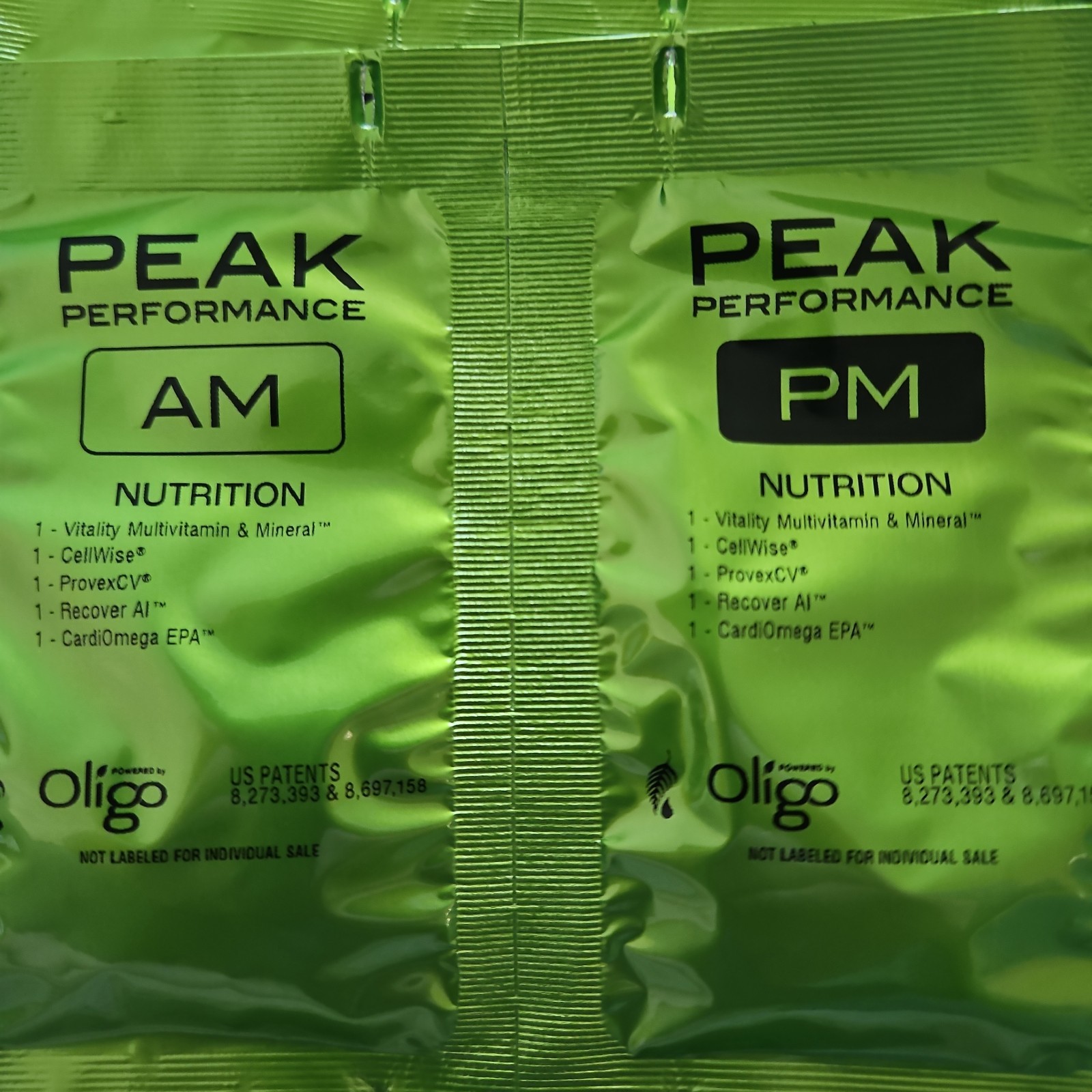 MELALEUCA Peak Performance Nutrition Pack Longevity 15 AM/PM Packets Vitamins