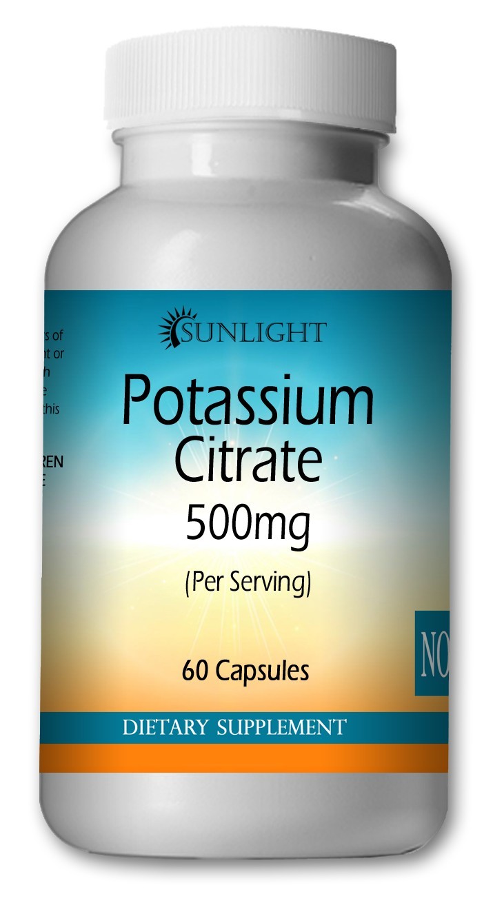 Potassium Citrate 500mg Capsules high potency – best