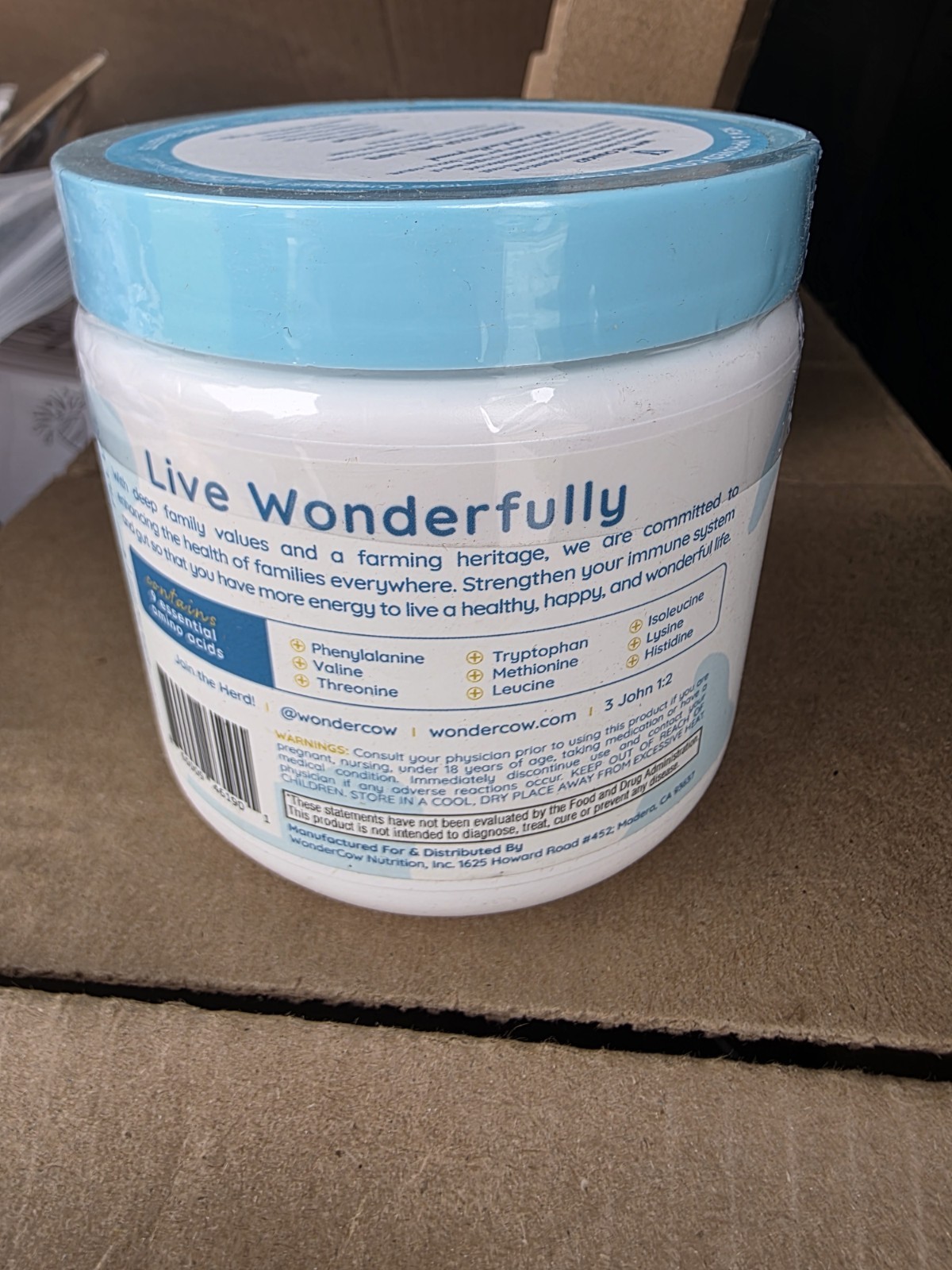 Wondercow Colostrum Powder Gut Health Immune Support 60 Servings Lot Of 5!