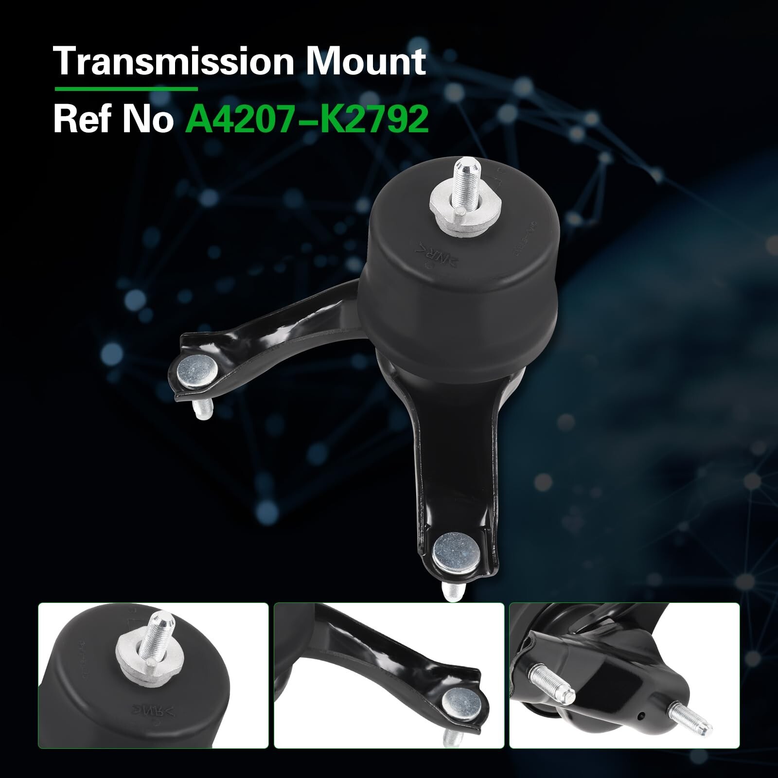 Engine Motor and Transmission Mount Kit Compatible with 2007-2010 Sienna 3.5L…