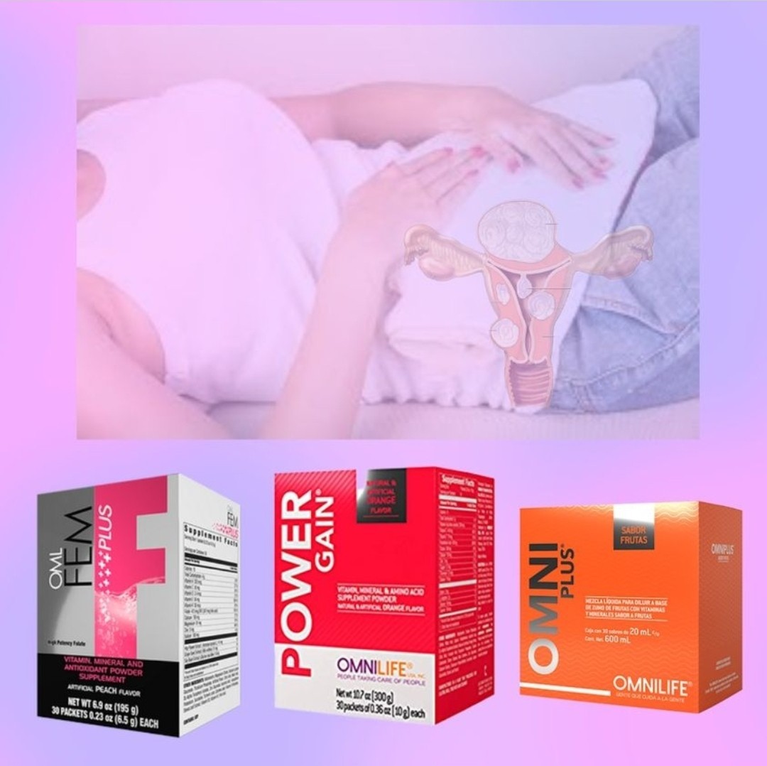 Omnilife FEM Plus, Power Gain, Omni Plus Powder Peach Hormonal Support for Women