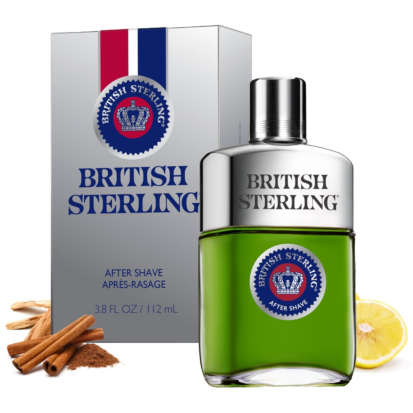 British Sterling Aftershave for Men By DANA 3.8 Oz 3.80 Fl Oz (Pack of 1)