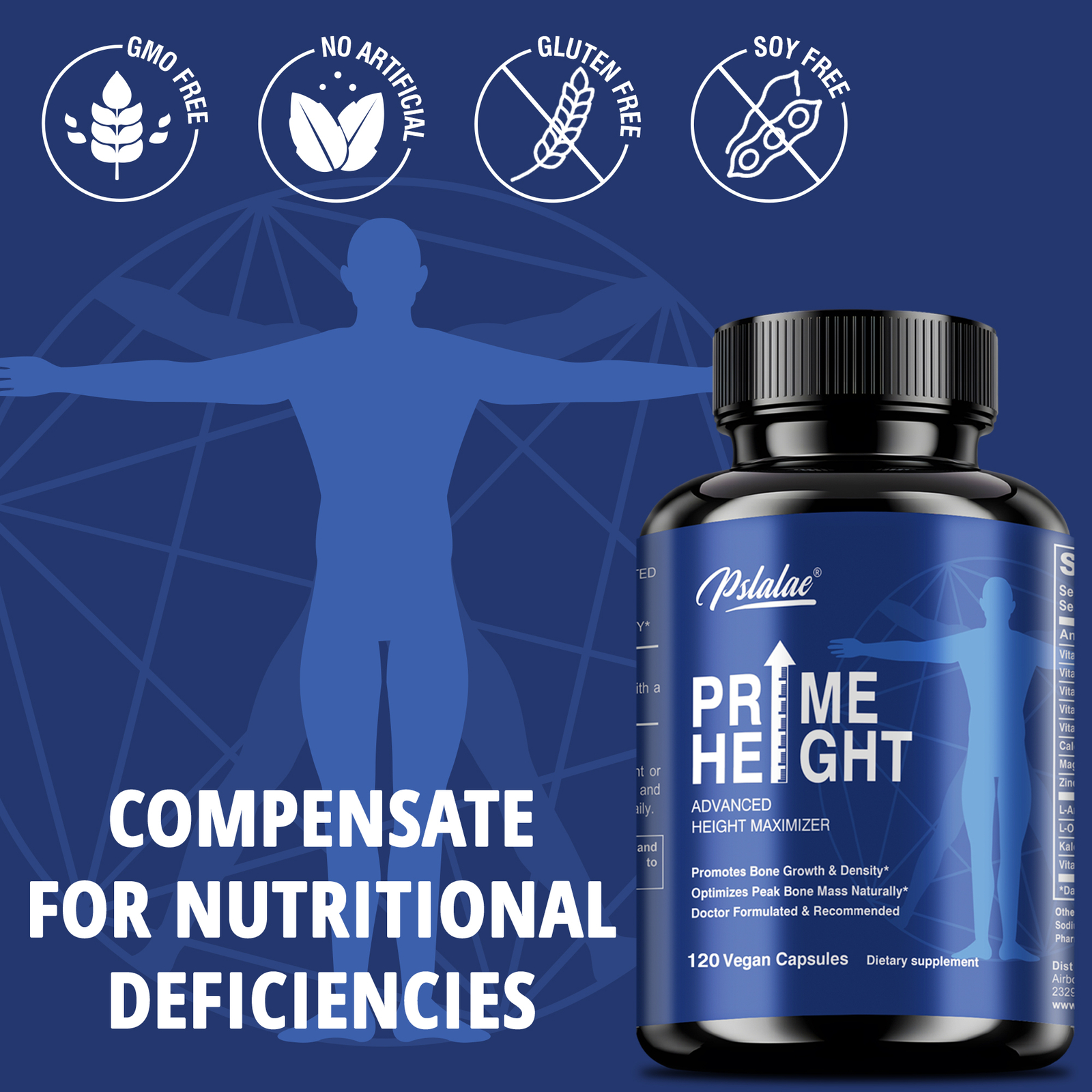 Prime Height Advanced Height Growth – Promotes Bone Growth and Bone Strength