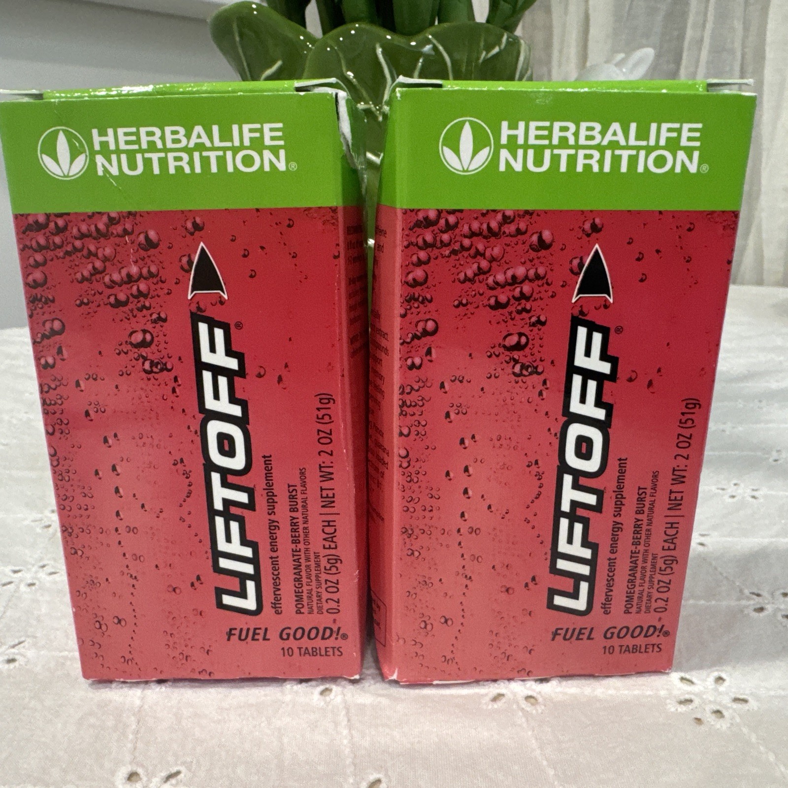 Herbalife Liftoff Energy 2pack Exp 2027 Pomegranate Berry