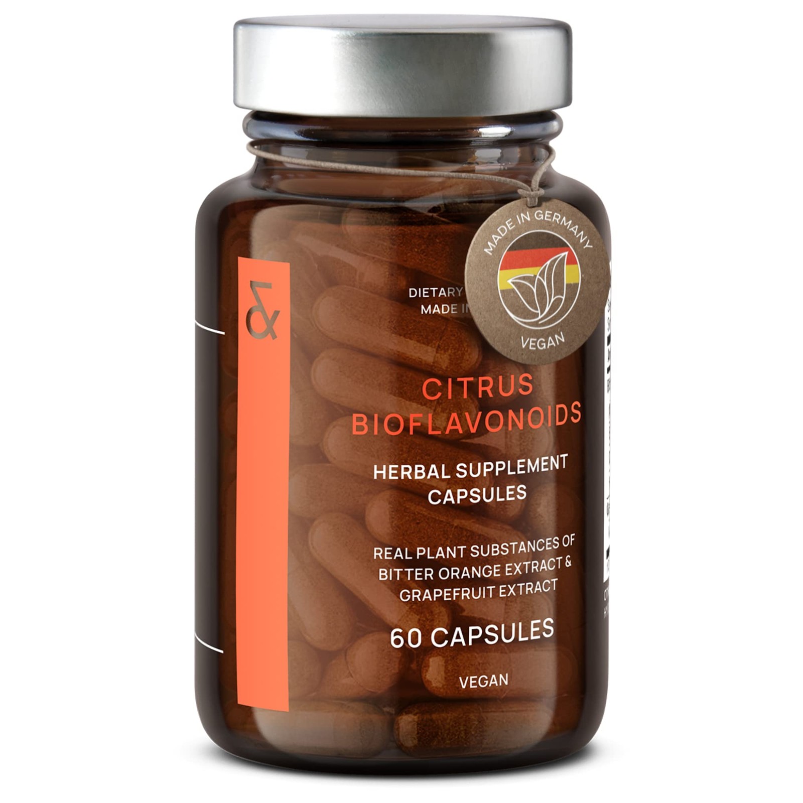 CLAV Citrus Bioflavonoids – Vegan Flavonoids Supplements 60 Count (Pack of 1)