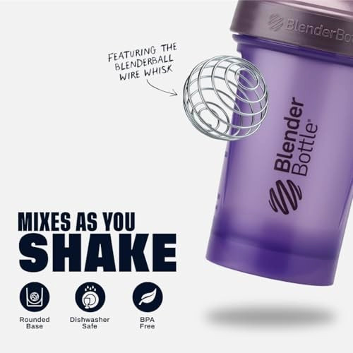 BlenderBottle Classic V2 Shaker Bottle Perfect for Protein Shakes and Pre Workou