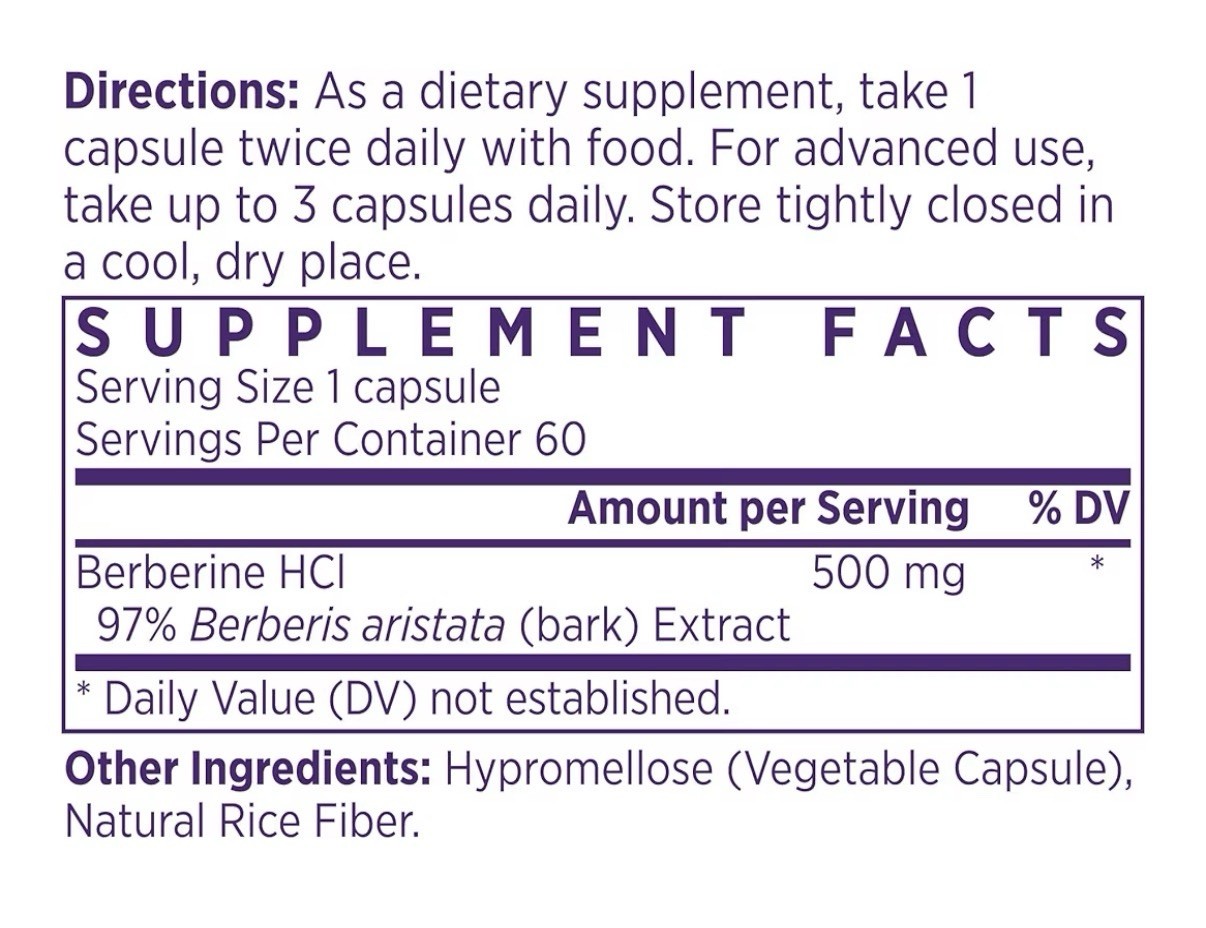 NAOMI Himalayan Berberine Support Metabolic Function Weight Management 60capsule