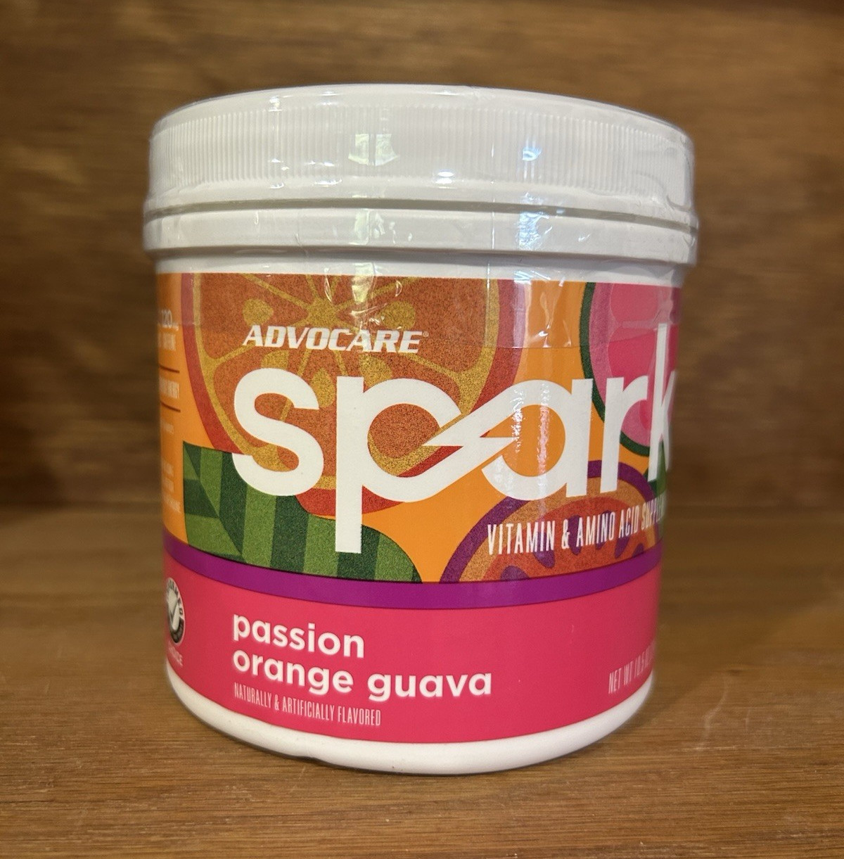 AdvoCare Spark Energy Drink Mix Powder Passion Orange Guava A7935 Exp 07/26