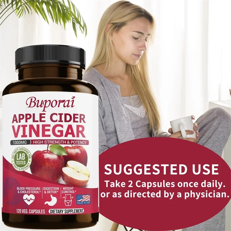 Apple Cider Vinegar 240pcs,Weight Management, Aids Digestion,Cholesterol Balance