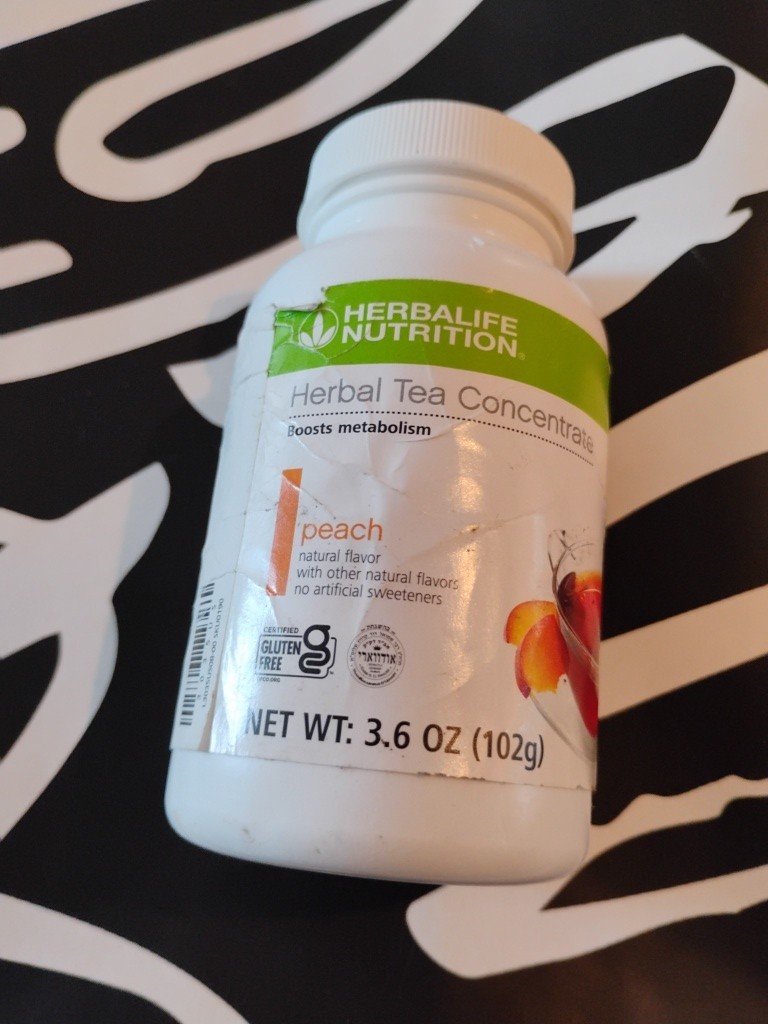 Herbal Tea Concentrate 3.6oz. Peach Flavor Free Shipping New Sealed See Pictures