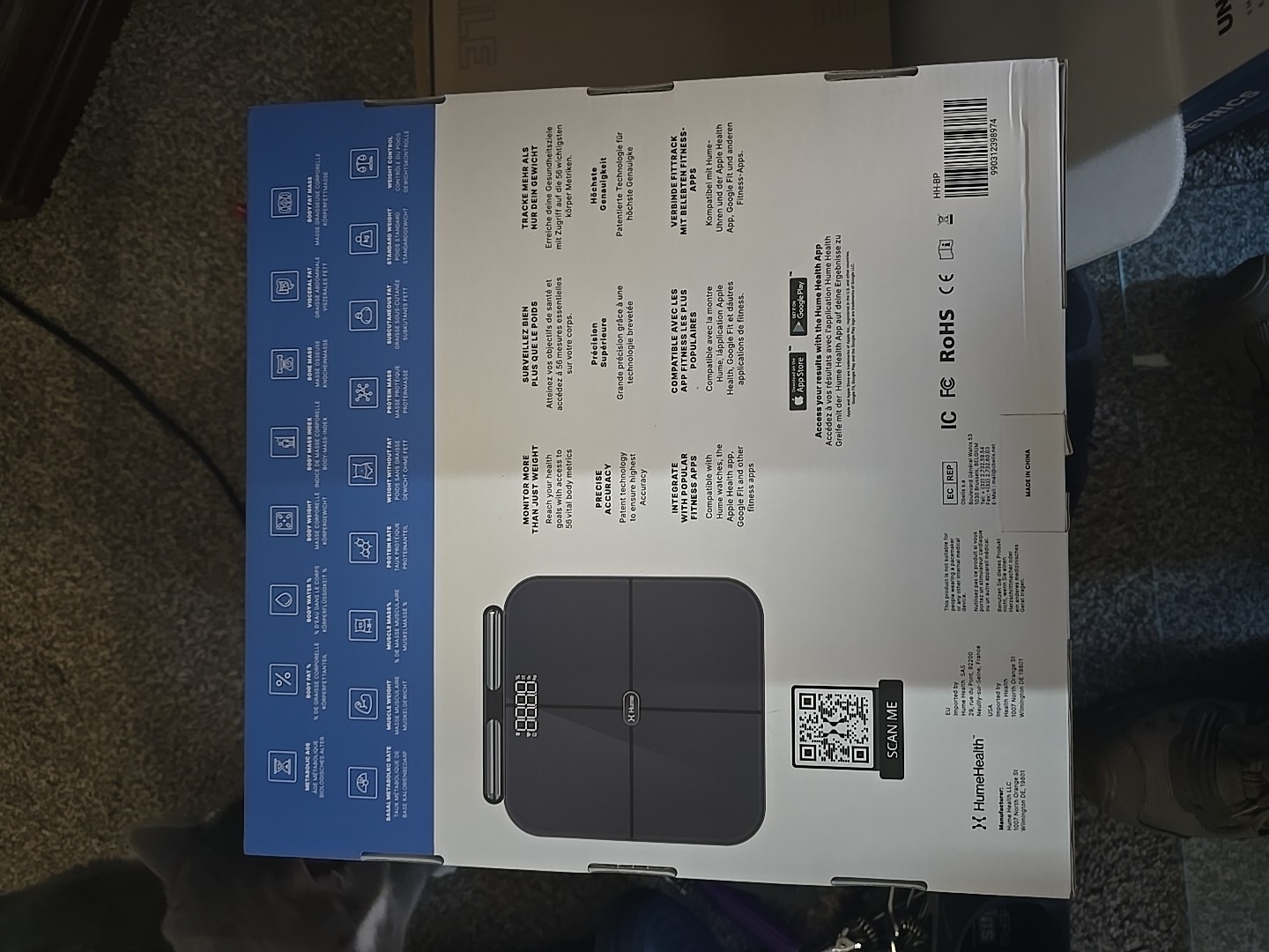 Hume Health THE BODY POD Smart Scale | Body Composition Monitor