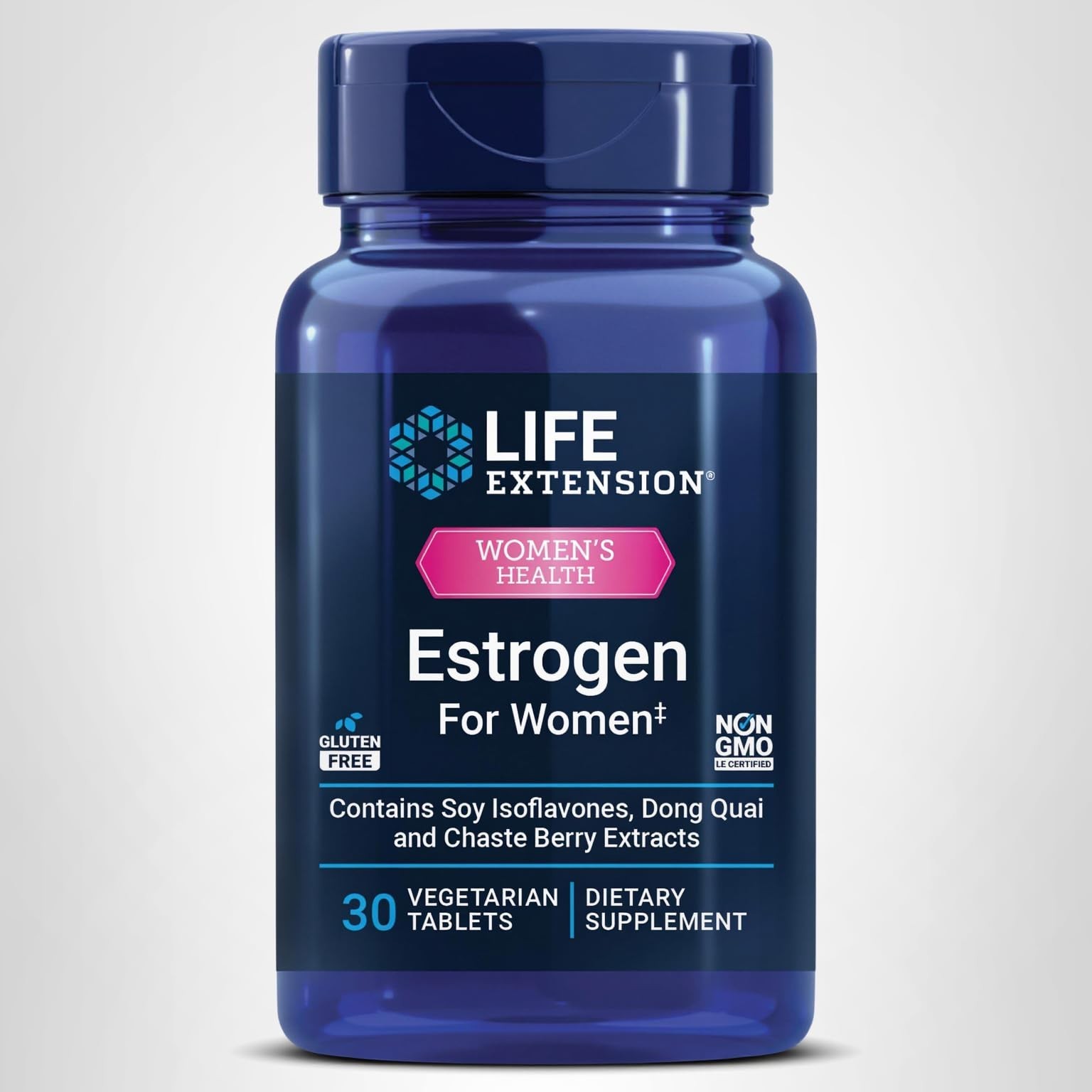 Estrogen Support for Women – Relieves Hot Flashes & Night Sweats, Non-GMO, 30 Ta