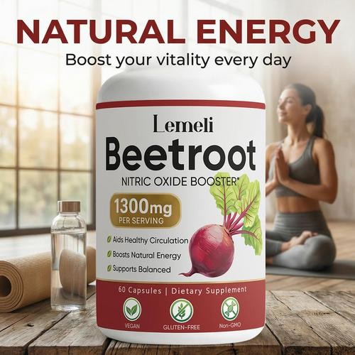 Lemeli Beet Root Supplement 60 Capsules, Lemeli Beetroot – 1300mg