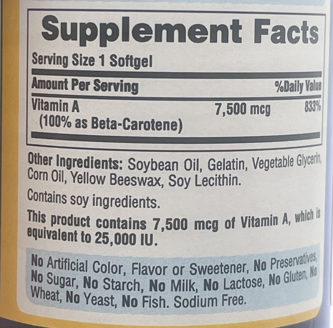 2 pk Puritan’s Pride Beta Carotene 7,500 mcg 100 gels x2 *NEW SEALED* Exp 4/2029