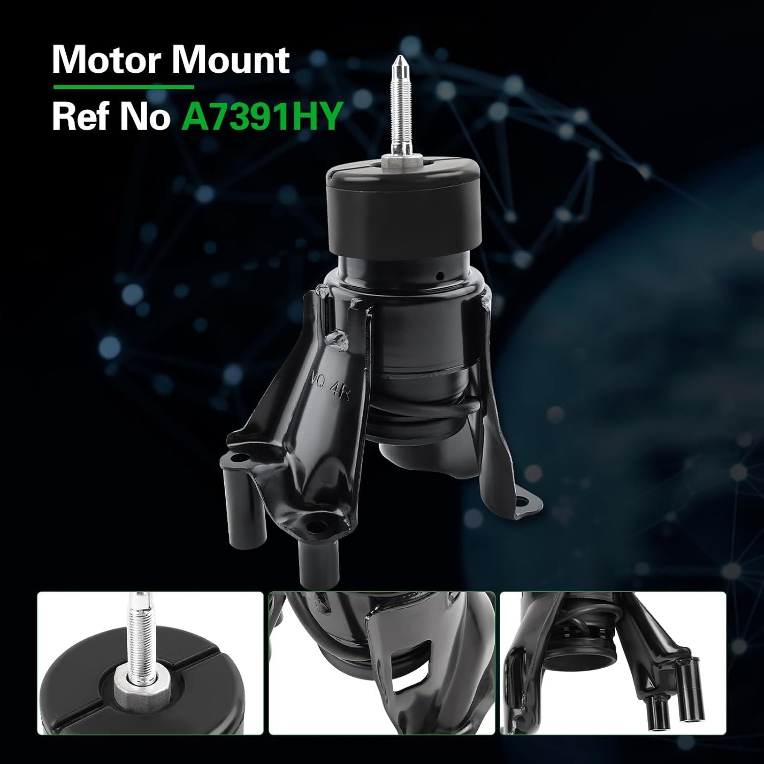 Engine Motor and Transmission Mount Kit Compatible with 2009-2014 Murano 3.5L…