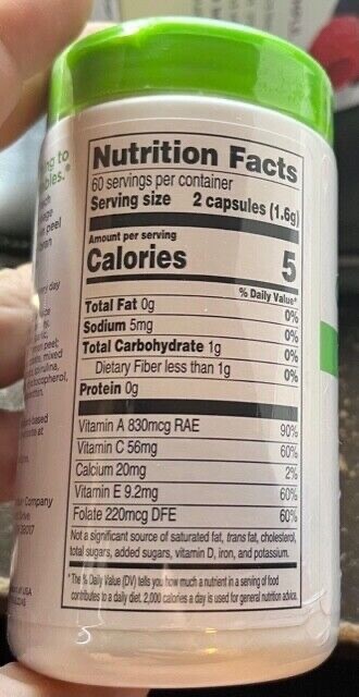 Juice Plus+ ESSENTIALS : OMEGA, FRUIT, VEGETABLE & BERRY (480 Caps) 01/2027!