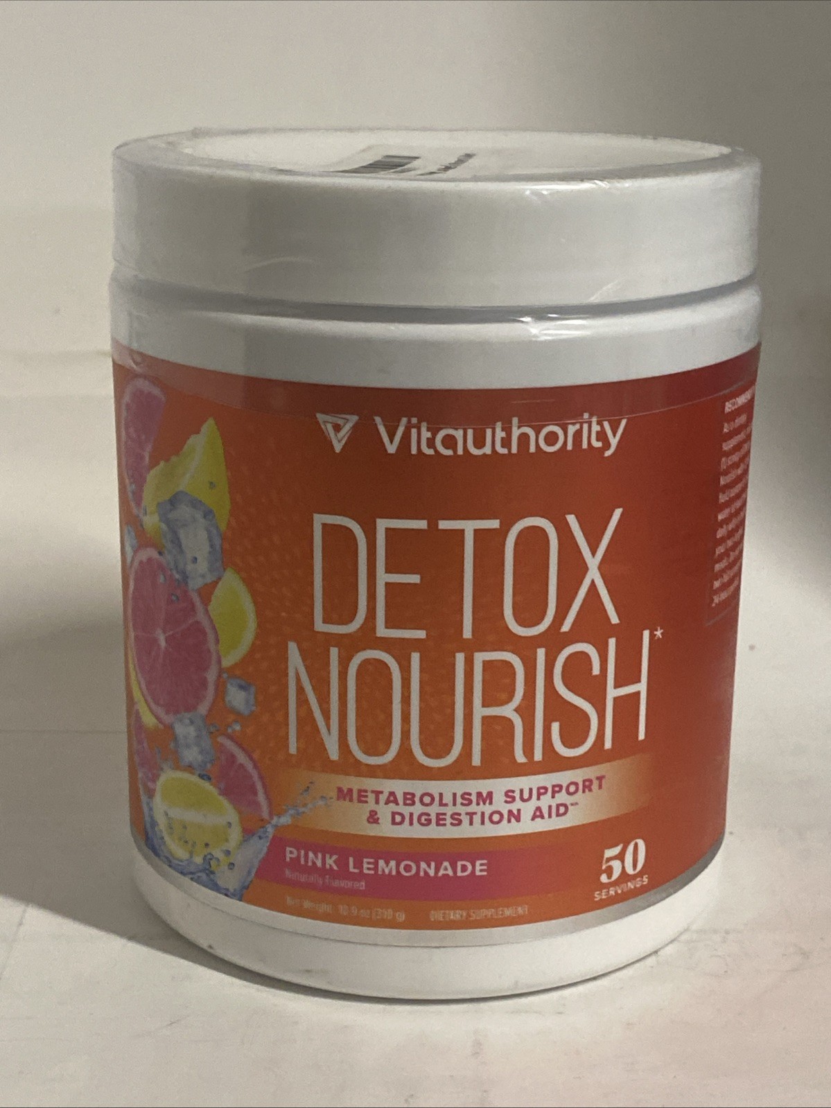 Vitauthority, Detox Nourish, Pink Lemonade , 10.6 oz (300 g) 2/26