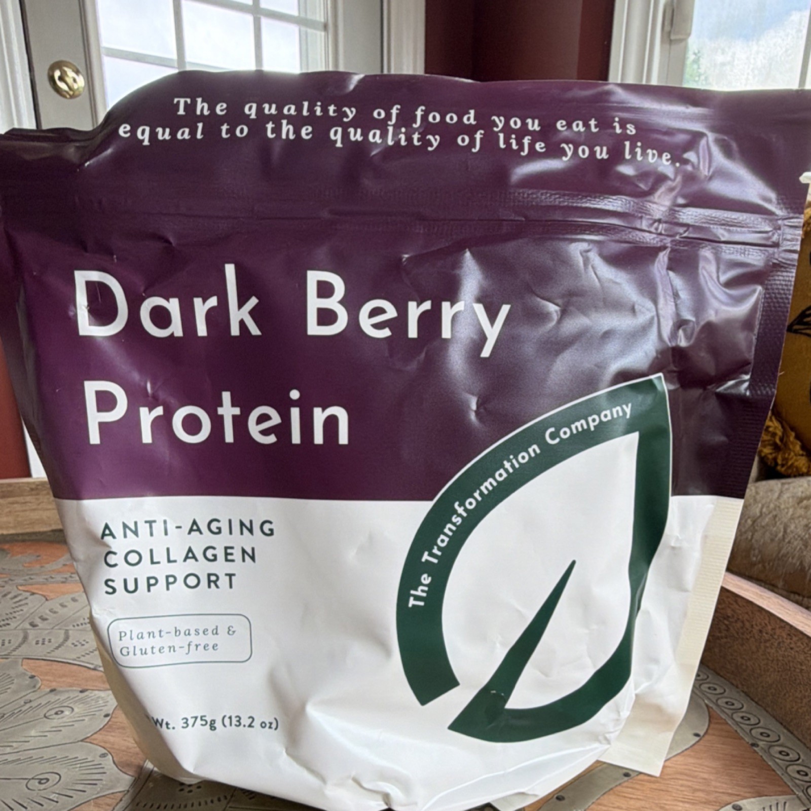 Purium Dark Berry Protein Powder – Anti Aging Collagen Support – Vegan