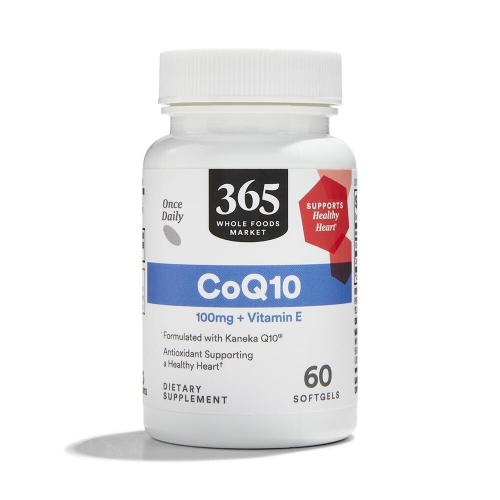 365 by Whole Foods Market, CoQ10 100mg, 60 Count EXP 01/2027