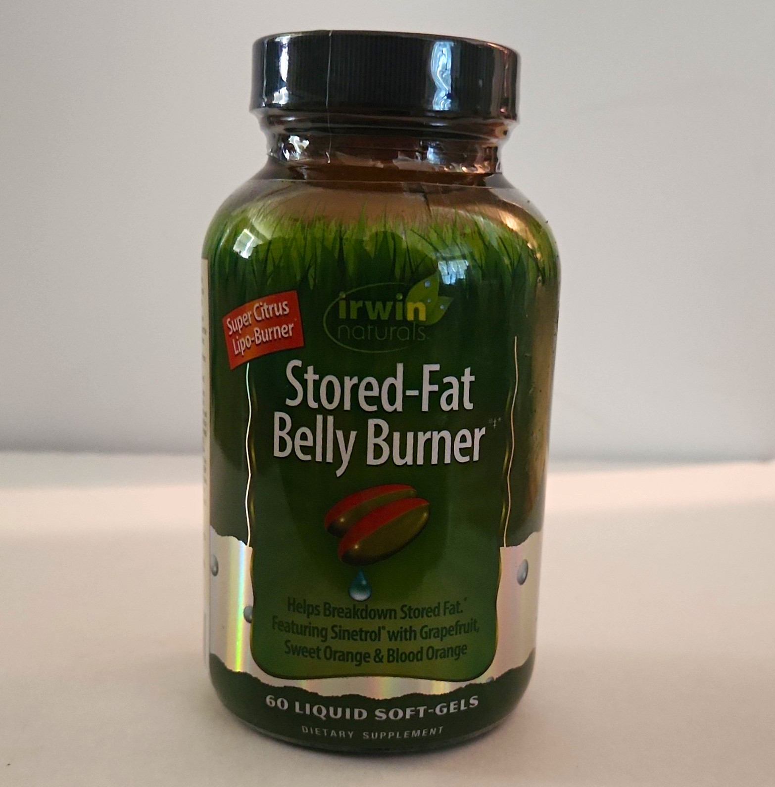Irwin Naturals Stored-Fat Belly Burner 60 Liquid Softgels Vegetarian Exp 03/2028