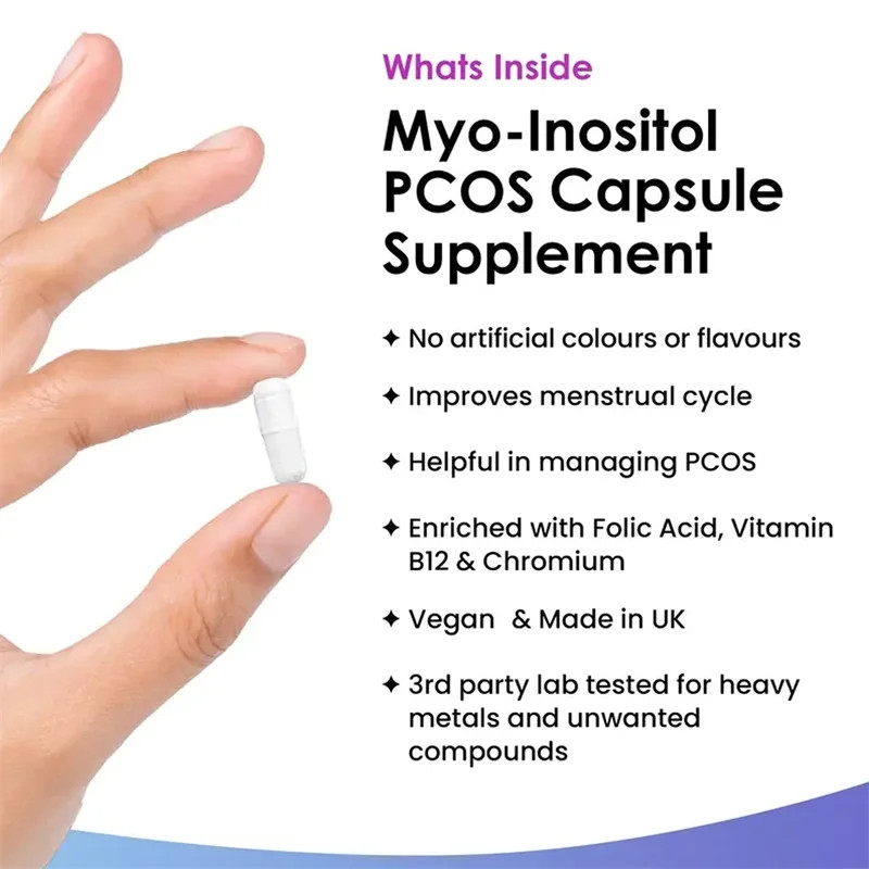 Myo-Inositol PCOS 240pcs, Regulates Lipid Metabolism, Promote Ovarian Health